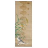 16-18 C Unknown Chinese Watercolour on Silk Roll