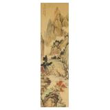 16-18 C Unknown Chinese Watercolour Scroll Signed