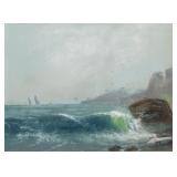 Ivan Aivazovsky 1817-1900 Russian Gouache Framed