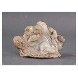 Chines Ming Period Russet Jade Dragon Boulder