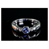 0.30ct Tanzanite & Diamond Ring CRV$1235