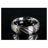 Stainless Steel Stripe Band Men