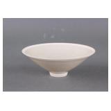 Chinese Song Style White Porcelain Lotus Bowl