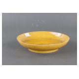 Chinese Imperial Yellow Porcelain Saucer Yongzheng