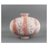 Chinese Han Style Pottery Cocoon Vase