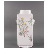 Chinese Republic Famille Rose Vase Ren Huanzhang