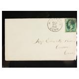 1870-1879 US Washington 3 Cents Stamp w/ Envelope