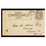 1878 United States 1 Cent Postal Stationary Card