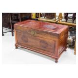 Chinese Wood Chest Table