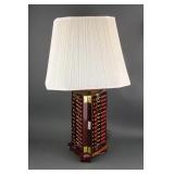 Chinese Abacus Lamp with Shade