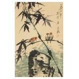 Tang Yun 1910-1993 Watercolour on Paper Scroll