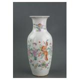 Chinese Qing Period Famille Rose Porcelain Vase