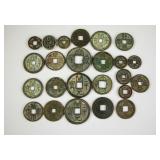 Twenty-Four  Assorted Chinese Bronze Coins