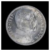 1937 Czechoslovakia 20 Korun Silver Coin