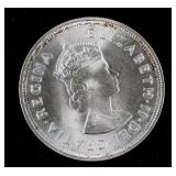 1959 Bermuda 1 Crown Sterling Silver Coin