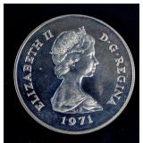 1971 Gibraltar 25 New Pence Copper-Nickel Coin