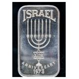 1973 Mother Lode Silver Mint Israel 25th Anniv.