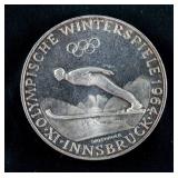 Austrian 50 Schilling Olympic Commemorative Coin