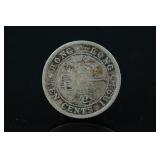 Chinese Hong Kong Ten Cents Silver Coin
