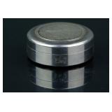 Japanese Silver Coin Case w/ Two Coins