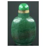 Chinese Green Hardstone Snuff Bottle