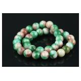 Chinese Green Hardstone Necklace