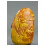 Chinese Shoushan Stone Carved Boulder