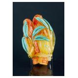 Chinese Hetian White Jade Carved Bamboo Shoot