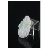 Burma White Jadeite Pendant