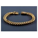 Chinese 18k Gold Chain Bracelet