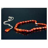 2 PC Chinese Amber Necklace