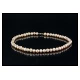 Chinese Pink Pearl Necklace