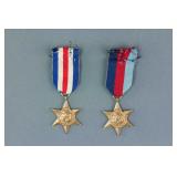 2 PC United Kingdom World War II Star Medal