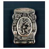 Chinese Silver Inkwell with Mo Bao Zhai Mark