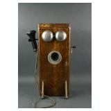 Canadian Antique Wall Telephone Set