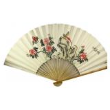 Large Watercolour on Paper Fan