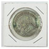 1897 South Africa 2 1/2 Schilling Silver Coin