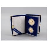 1987 $50 1 oz Gold Coin & 1/2 oz $25 Gold Coin