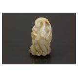 19th Century Chinese Celadon Jade Buddha