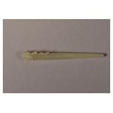 Celadon Jade Hair Ornament Dragon Head Finiale