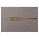 Celadon Jade Hair Ornament Dragon Head Finiale