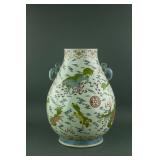 Large Chinese Famille Rose Porcelain Vase Qianlong
