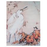 He Baili b.1945 Chinese Watercolour Paper Scroll