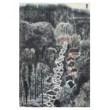 Li Keran 1907-1989 Chinese Watercolour Scroll