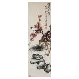Wu Changshuo 1844-1927 Chinese Watercolour Scroll