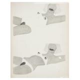 Tom Wesselman 1931-2004 American Graphite on Paper