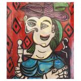 Attr. Pablo Picasso 1881-1973 Spanish Oil Canvas