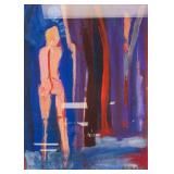 Andre Lhote 1885-1962 French Oil on Paper Framed