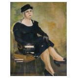 Jacques Chapiro 1887-1972 Latvian Oil Board Framed