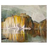 Print on Canvas Framed of A.J.Casson 1898-1992